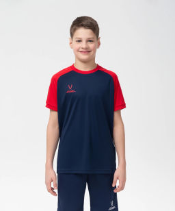 Футболка игровая JOGEL CAMP Reglan Jersey, темно-синий/красный, детский