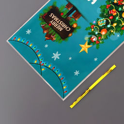 Цена за 50 шт. Пакет подарочный новогодний, для сладких подарков Новогодний МИКС №2 13?27 см1 см - UPAK LAND фото 13