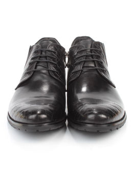 01-H9001-B75-SW3 BLACK Ботинки демисезонные мужские (натуральная кожа) размер 6UK - 40 российский