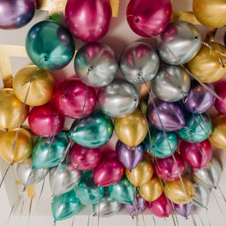 Набор воздушных шаров «Яркий», латекс, хром, 50 шт.