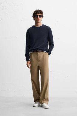 COTTON AND SILK SWEATER