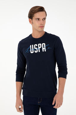 Мужской темно-синий свитшот - U.s. polo assn фото 3