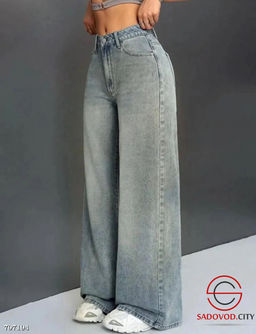 Джинсы стрейч с высокой посадкой - Bruno фото 2