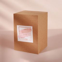 Органайзер для ватных дисков «BAMBOO», с крышкой, d=7×10.1 см, прозрачный, коричневый