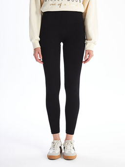 Beli Lastikli D?z Diki?siz Kad?n Spor Tayt