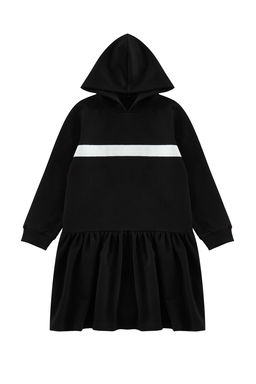 Lacivert Midi Renk Bloklu Orme Elbise TKDAW25EL00023 - Trendyolmilla фото 3