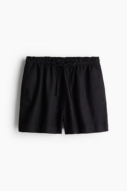 Pantalon corto en mezcla de lino - H&m фото 4