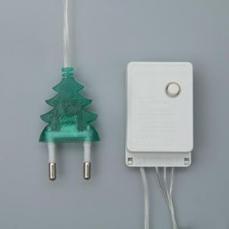 Гирлянда Нить 4 м с насадками Шарик проволока, IP20, прозрачная нить, 20 LED, свечение мульти, 8 режимов, 220 В - Luazon lighting фото 6