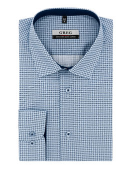 Сорочка мужская длинный рукав GREG 223/231/3407/ZV/1