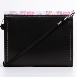 Сумка детская Кошечка на клапане, цвет чёрный/розовый, 15х4х12 см - NAZAMOK KIDS фото 3