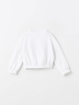 Bisiklet Yaka K?z ?ocuk Sweatshirt - Waikiki фото 3