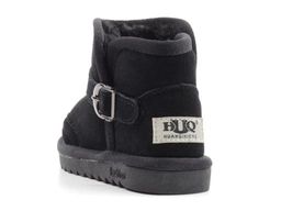 17103-1 BLACK Угги детские (натуральная замша, искусственный мех) - Фабричный китай фото 12