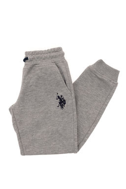 Серые меланжевые спортивные штаны для мальчика - U.s. polo assn фото 5