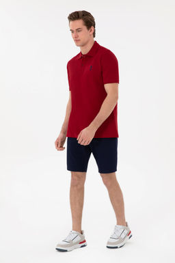 Erkek Regular Fit Polo Yaka Bordo Basic Ti__rt Sepette S_rpriz _ndirim - U.s. polo assn фото 4