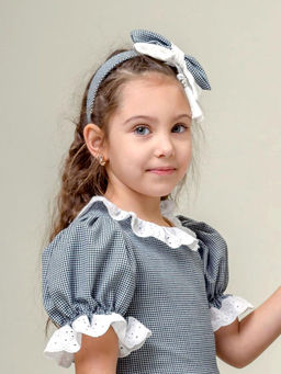 Ободок Забава серый