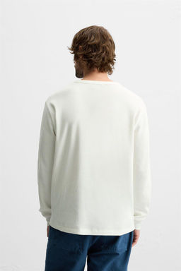 BUTTON-NECK T-SHIRT - Zara фото 3