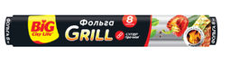 BIG CITY фольга алюминиевая 8м GRILL (1шт)