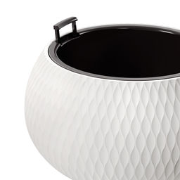 Кашпо "Жемчужина" 7л (белый) М8728