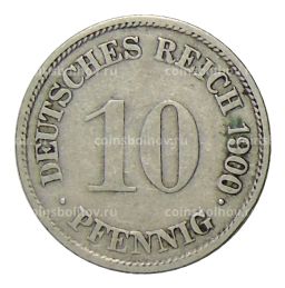 10 пфеннигов 1900 года G Германия