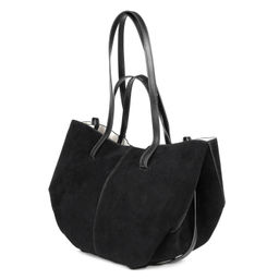 SQ008-1 black, Женская замшевая сумка, Barcelo Biagi