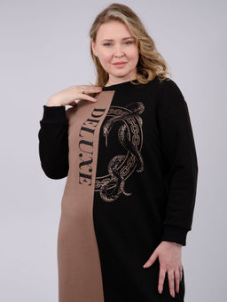 Платье "Делюкс", футер 3-х нитка петля