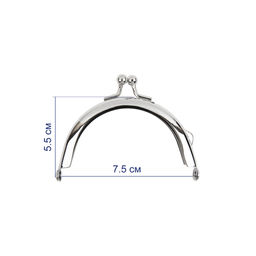 Gamma FER-26 Застежка для сумки фермуар 7.5 x 5.5 см 1 шт. №05 под золото