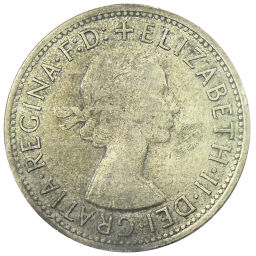 1 флорин (2 шиллинга) 1954 года Австралия  Королевский визит Елизаветы II
