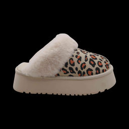 Тапочки  на меху S110 бежевые