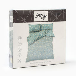 Постельное бельё LoveLife евро Желуди 200х217см, 225х240см, 50х70см-2шт, хлопок, сатин, 125г/м?  фото 5