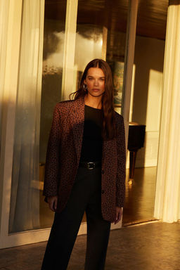 Trendyolmilla Siyah-Ekru Ikili Paket Crop/K?sa Fitted/Vucuda Oturan Orme Bluz TWOAW25BZ00061 фото 12