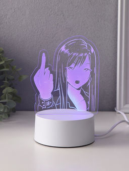 Светильник 3D RISALUX Fuck, LED-ночник, RGB, от сети, 9.5×13.4×17 см