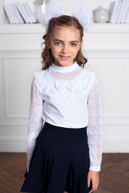 Блузка " Станислава ",белый