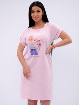 Сорочка "Пионы", трикотаж