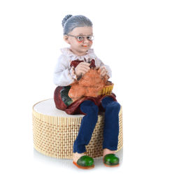 Фигурка Бабушка, Дедушка висячие ножки 25 см / LG210-AB /уп 96/микс - Галеонтрейд фото 5