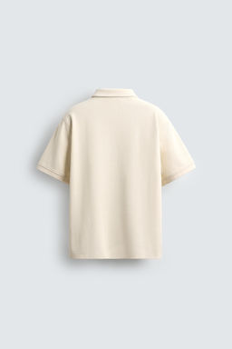REGULAR FIT TEXTURED POLO SHIRT - Zara фото 17
