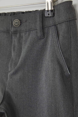 Lacivert Duz/Basic Regular Dokuma Erkek Cocuk Okul Pantolonu TKDAW26PL00000 - Trendyolmilla фото 5