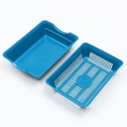 Туалет глубокий с сеткой 36×25×9 см, синий