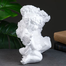 Фигурка гипс Ангел тройной белый 16?28?22 см