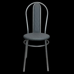 Стул "Венский" к\з стег.Сталь н.хром
