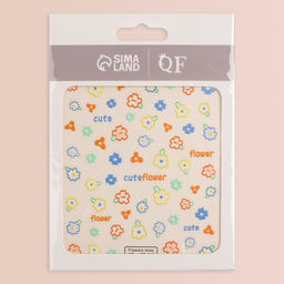 Наклейки для ногтей Cute flowers, объёмные, разноцветные - Queen fair фото 3
