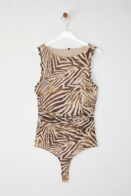 TRENDYOLMILLA Cok Renkli Zebra Desenli Astal? Tul Orme Body TPRSS25BD00003  фото 12