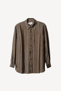 CAMISA JACQUARD CUPRO WILLY CHAVARRIA X ZARA / Verde gris  фото 5