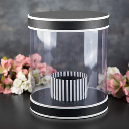 Коробка подарочная для цветов и букетов, 22×22×26 см