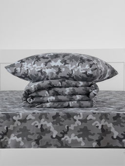 Постельное бельё 1.5-спальное Этель Military gray, бязь