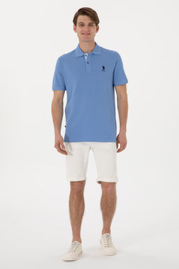 Erkek Regular Fit Polo Yaka Koyu Mavi Basic Ti__rt - U.s. polo assn фото 4