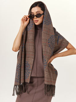 в составе ШЕРСТЬ и КАШЕМИР Большой, мягкий, теплый двусторонний палантин - Tantino фото 22