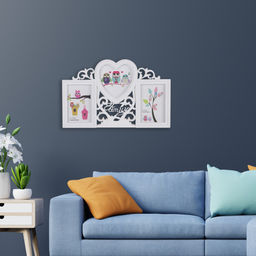 Фоторамка коллаж Семья / 073 /уп 48/ 3 фото белая - Галеонтрейд фото 2