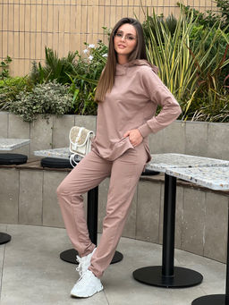 Костюм Шарлот (двухнитка)_300/капучино