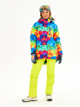 Женская горнолыжная сноубордическая куртка Alpha Endless Ultra Chaleur SNB 423/316_6 Разноцветный  фото 32