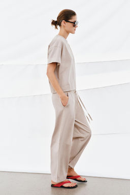 CAMISETA HEAVY COTTON MANGA CORTA / Vis?n claro - Zara фото 3